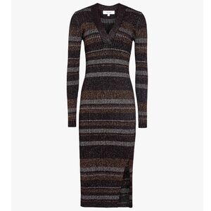 Reiss Metallic Knit Dress